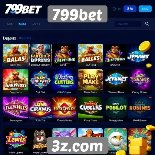 Exploração das opções de jogos disponíveis no 799bet